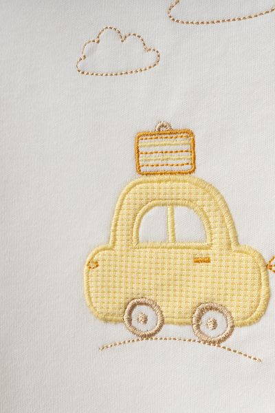 Bebitof My Baby Kumsal 100% Cotton 10 Piece Hospital Release New Suitcase Car Patterned 10109