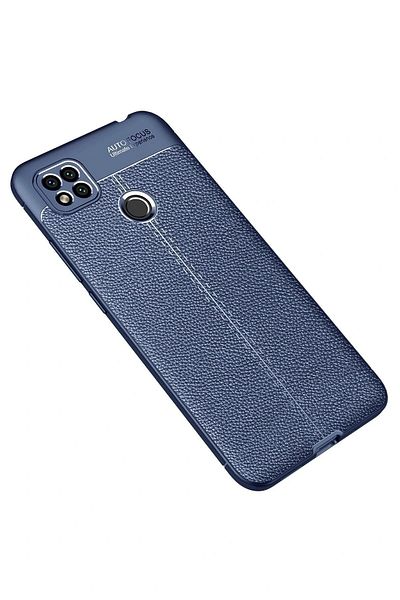 pazarcraft غطاء حماية بتركيز تلقائي لهاتف Xiaomi Redmi 9C - أزرق داكن