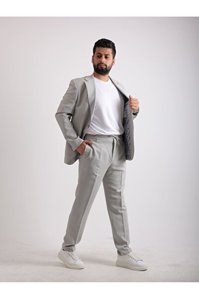 FASHİON PLAZA Yazın en favori kumaşı gofre kumaş spor takım elbise