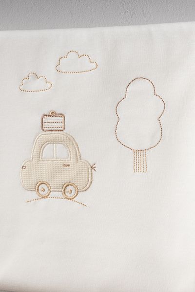 Bebitof My Baby Kumsal 100% Cotton 10 Piece Hospital Release New Suitcase Car Patterned 10109