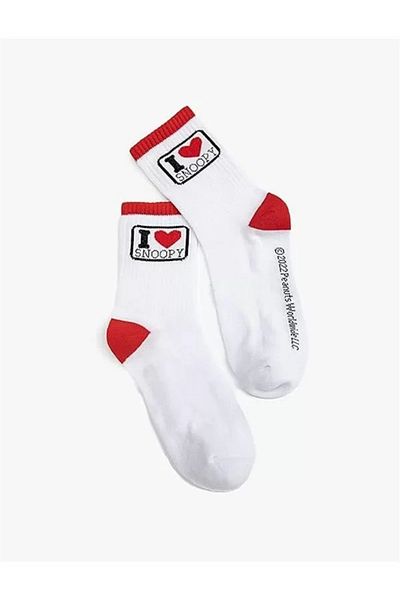 Mu Art Ahşap Șosete Snoopy Socket brodate cu licență