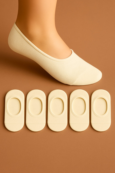 ZENGİN 5 чифта безшевни детски невидими чорапи с силиконова подплата