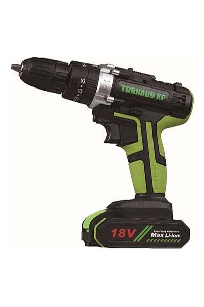 tornedo Tornado XP 18V Battery Drill - Complete Set: 2 Batteries, 1 Charger