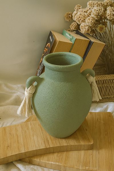 Luthien Vază cub de design cu mâner (18 cm)