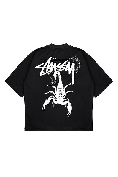 PURE EFFECT Tricou oversize unisex cu imprimeu SCORPION