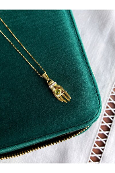 Miltonia 925s Tasarım El Gümüş Kolye