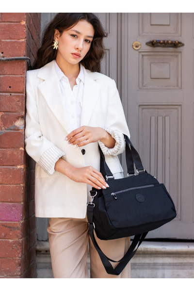 eflanmoda geantă de mână și de umăr pentru femei sanmorris cu 5 compartimente...