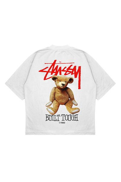 TRAGEDY Unisex Oversize Built Bear Printed T-Shirt