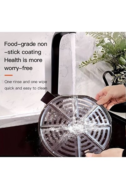 stuffix Air Fryer 6L 2400W LCD Touch 7 Programs Black/Gold