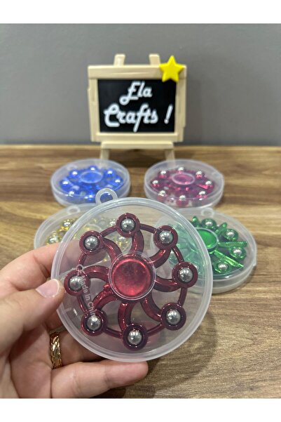 Ela Crafts Metal Stres Çarkı | Sessiz, Ağırlıklı ve Uzun Süre Döner | Odak ve...