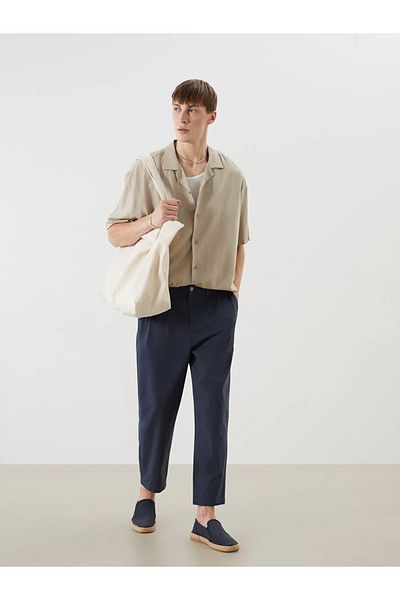 LC Waikiki Xside Petrol Standard Fit Gabardine Men's Trousers