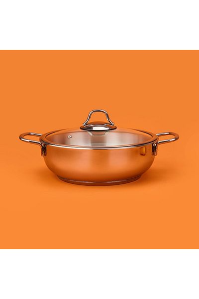 MATMEL Stainless Steel Carnivore Pot - Gray - 24 cm