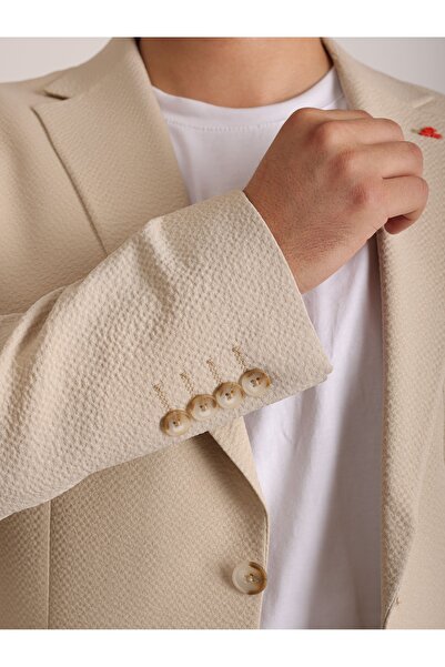 FASHİON FİRST İpli Pantolon Spor Erkek Takım Elbise Yazlık Gofre Kumaş