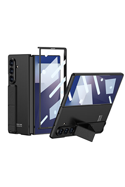 kılıffuarı Samsung Galaxy Z Fold 7 Kılıf Kamera Çıkıntılı Korumalı Qstand Kat...