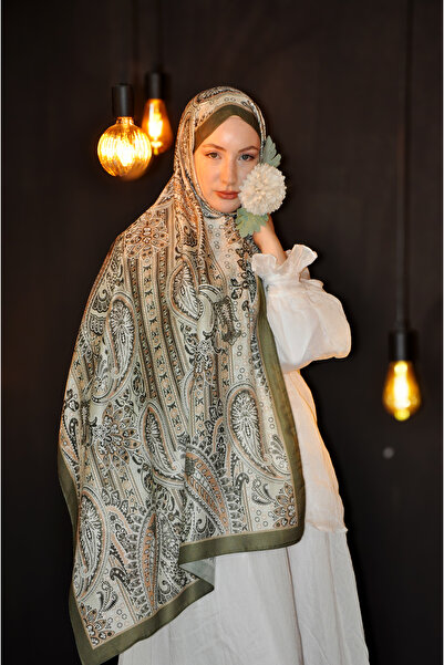 MSCARFS Şehriyar Pattern Cotton Voile Silk Shawl