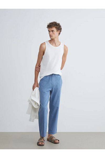 LC Waikiki بنطلون جينز LCW Jeans Indigo Baggy Fit للرجال