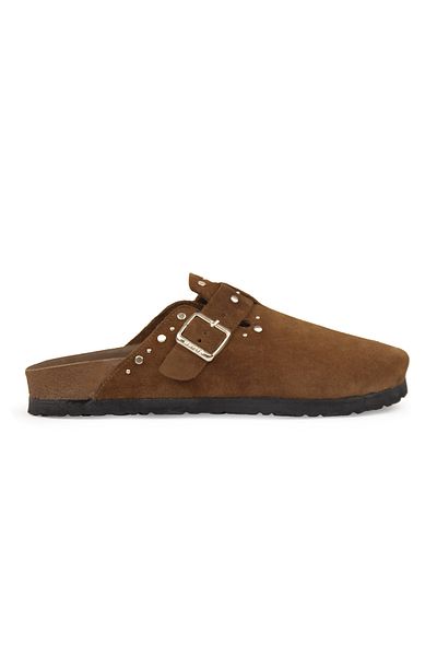 Pegia Γυναικείες γνήσιες παντόφλες Suede Sabo 215542