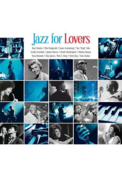 plakmarketi YABANCI PLAK - Jazz For Lovers / Çeşitli sanatçılar (Ray-Ella-Louis-Aretha-Brown-Bassey etc..)