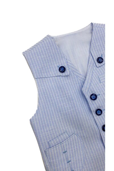 Doctor junior Світло-синій жилет для хлопчика Y8007