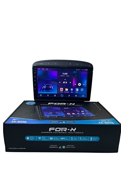 For-X Peugeot 308 (Gri) FORX 6-128 TAM PROFESYONEL OEM MULTİMEDİA