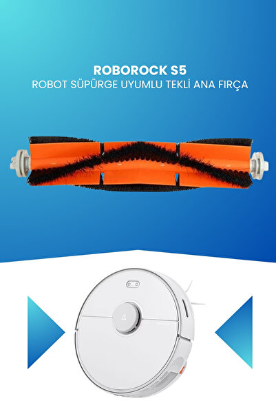 ELECTROLL Perie principală unică compatibilă cu aspiratorul robot Roborock S5