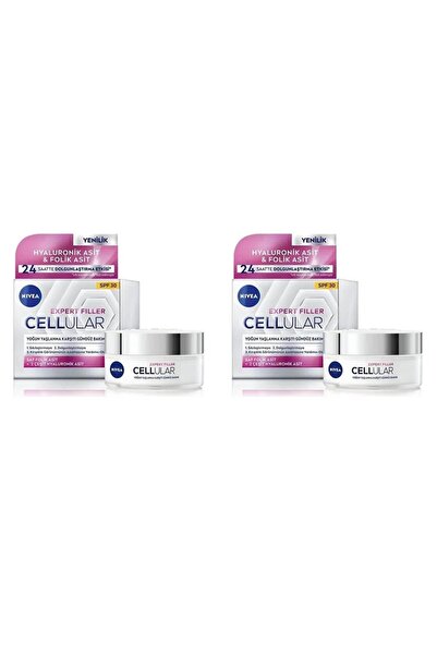 NIVEA Cellular Expert Filler Yoğun Yaşlanma Karşıtı Gündüz Yüz Kremi SPF 30 5...
