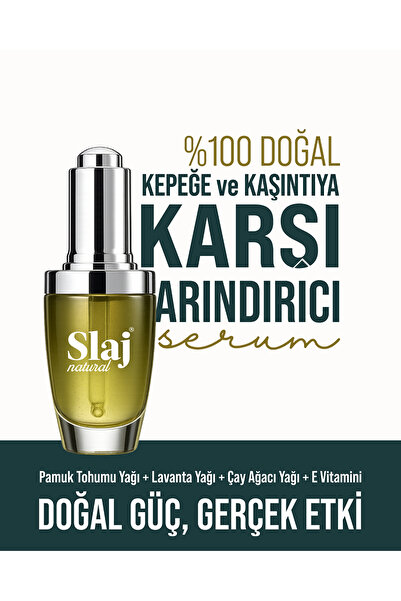 Kepeğe ve Kaşıntıya Karşı Arındırıcı Serum - %100 Doğal