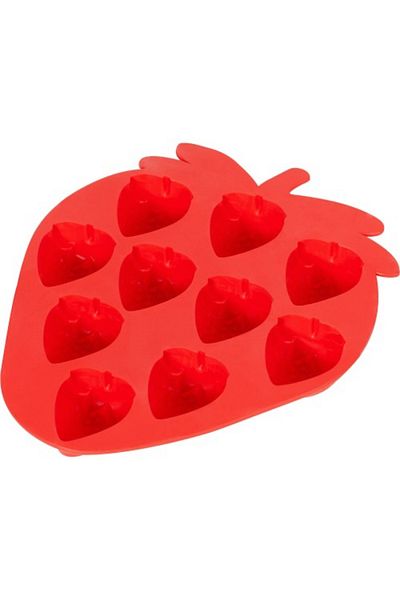 adin tasarım Strawberry Silicone Mold 10 Compartment Strawberry Candle Mold Soap Candle Scented Stone Epoxy Mold