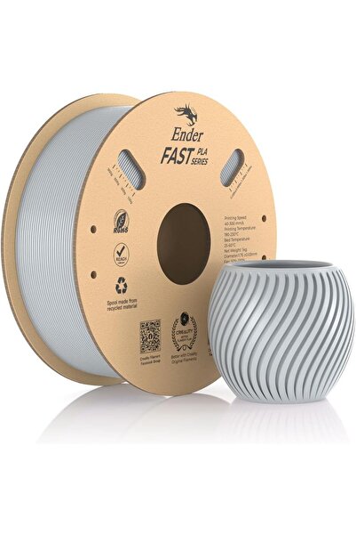 Creality Ender Fast Gümüş 1.75mm Pla 3D Baskı Filamenti - Urhanshop Gönderimli