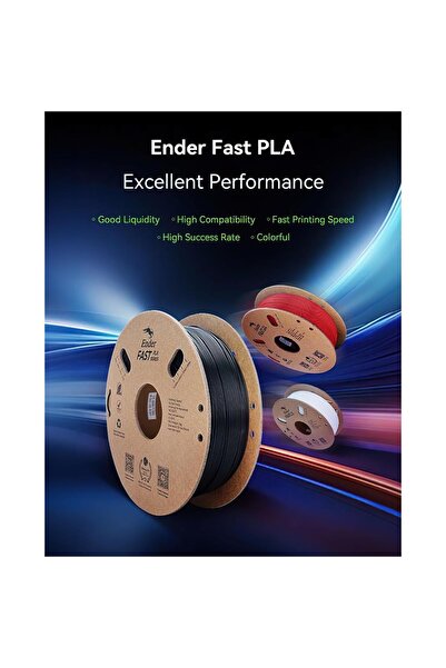 Creality Ender Fast Gri 1.75mm Pla 3D Baskı Filamenti - Urhanshop Gönderimli