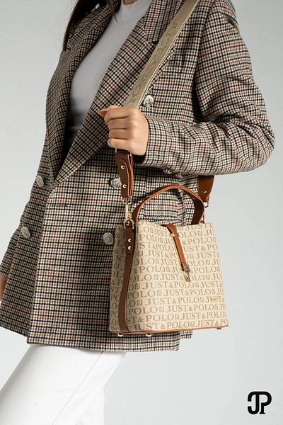Just Polo Women's Medium Size Waterproof Daily Stylish Hand and Shoulder Bag Size 23 X 18 cm Shoulder Bag