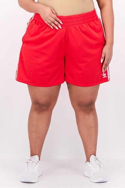adidas Women Plus Size Outdoor Shorts, Red