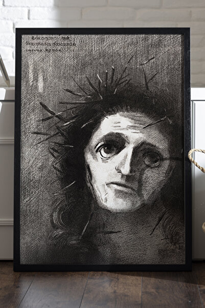 Duvarda Poster Crown Of Pain cu ramă din lemn negru, pictură decorativă abstr...