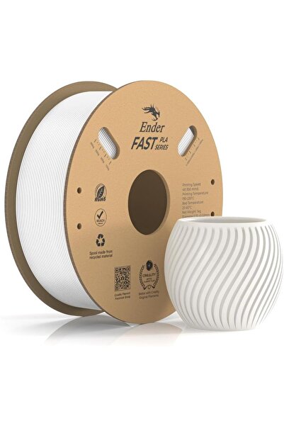 Creality Ender Fast Beyaz 1.75mm Pla 3D Baskı Filamenti - Urhanshop Gönderimli
