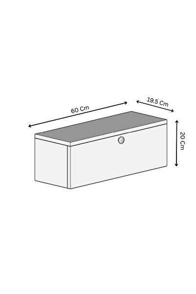 Furnitt Home Asur Gri Mdf Dresuar