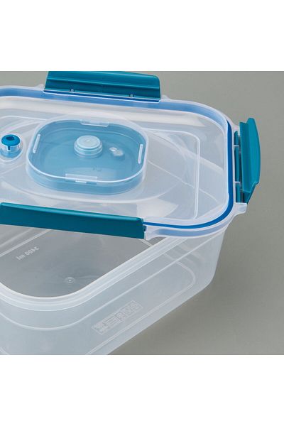 MATMEL Rectangular Vacuum Lockable Storage Container - Asorti - 3.4 Lt