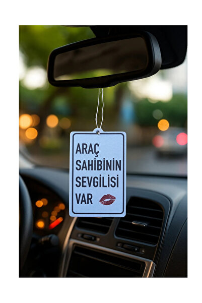 Aura Master Araç Sahibinin Sevgilisi Var Tasarımlı Dekoratif Oto, Ev, Ofis Ko...