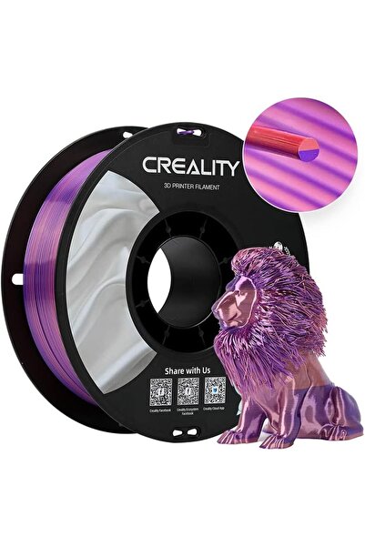 Creality Cr-Silk Pla 1,75mm 3D Filament 1Kg - Pembe Mor - Urhanshop Yetkili S...