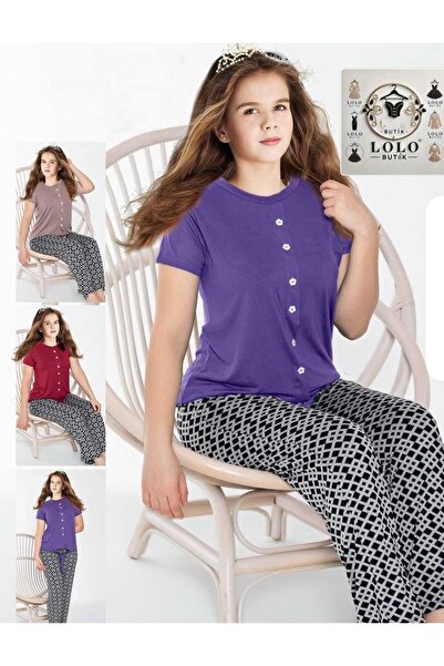 LOLO Kız Çocuk Yazlık Pijama Takımı