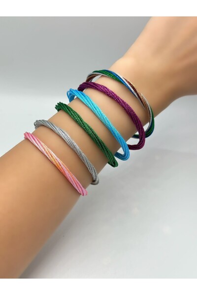 MyladyAccessoriess Sarmal Detay Mıknatıslı Bileklik Gri
