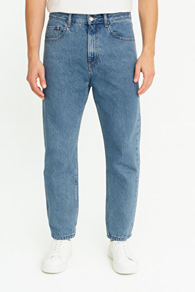 Butik Men's Relaxed Fit Baggy Jean Trousers