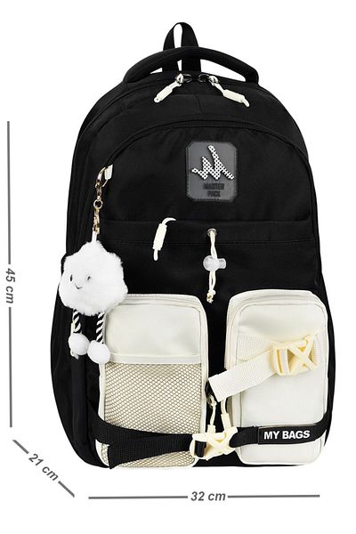 Çınka Bags Luxury Large Size Water Resistant Fabric Unisex Travel Backpack & School Bag / 7005