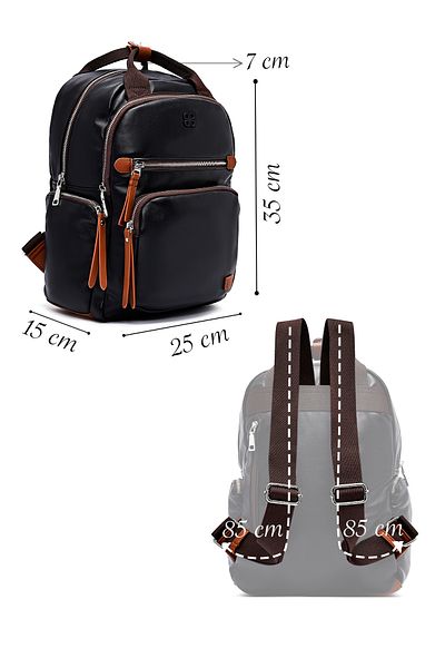 Derimod Women's Black Backpack 25Sbd255118