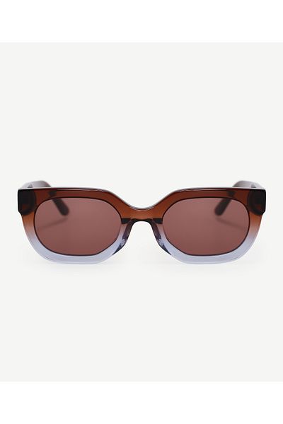 Yargıcı Two Color Rectangular Sunglasses