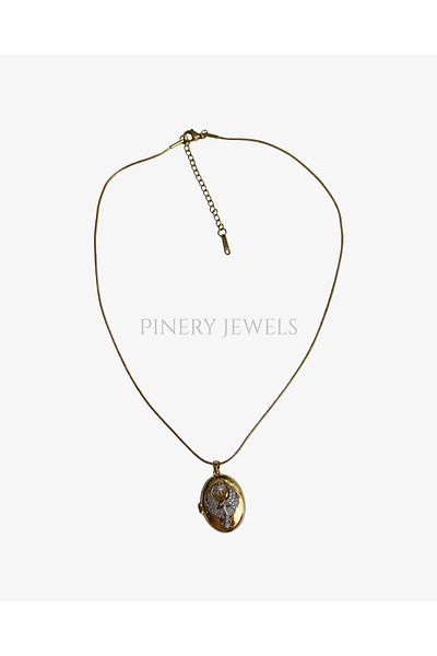 Pinery Jewels Phoenix Openable Lid Photography Can Be Stored Stainless Steel Women's Necklace