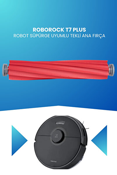 ELECTROLL Μονή κύρια βούρτσα συμβατή με ηλεκτρική σκούπα ρομπότ Roborock T7 Plus