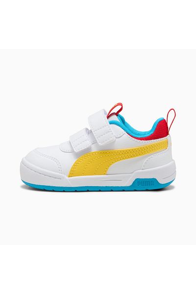 Puma Children's White-Yellow Multiflex 2 Color V Inf Casual Shoes 402940-01