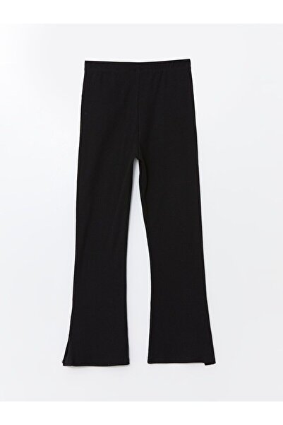 LC Waikiki Black Elastic Waist Spanish Leg Girl's Leggings