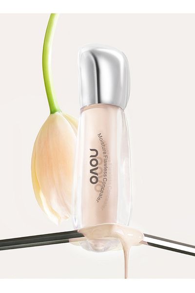 No-vo Concealer Liquid, Full Coverage Brightening Under Eye Concealer for Women