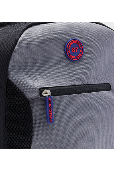 Aeropostale AERO A GUY'S 2 COMPARTMENT BACKPACK WITH BRANDING DETAILS ON PULLER & BADGE